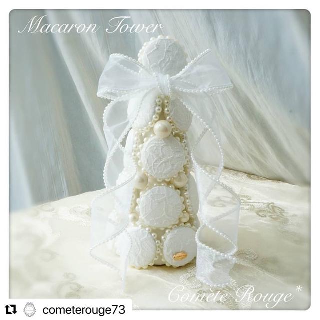 マカロンタワー♡パピヨン講師さまも増えています♡ᐝ千葉県cometerouge73先生...