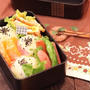 カフェ弁当☆グリーンなおにぎり弁当