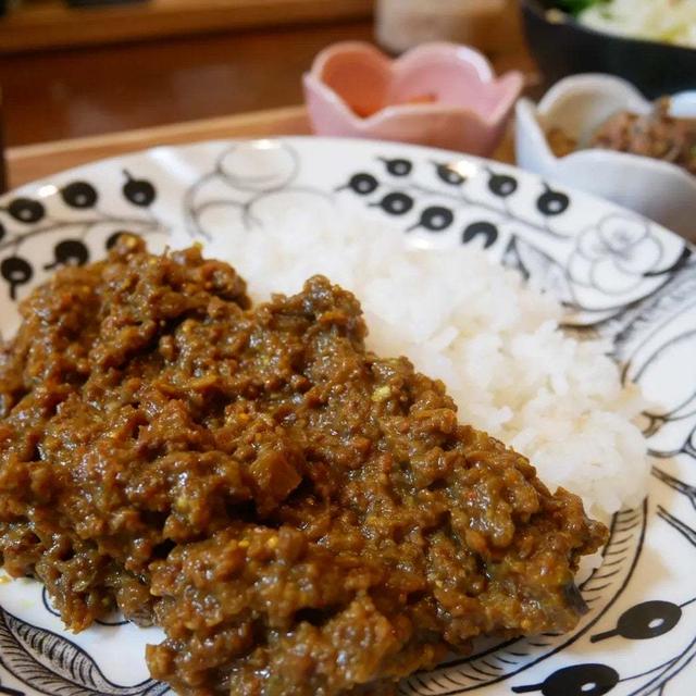 スミフルバナナととろとろ炒めなすのカレー、いつかの晩ごはん#私のごはん