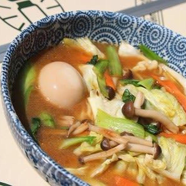 3月20日　　野菜たっぷり味噌ラーメン