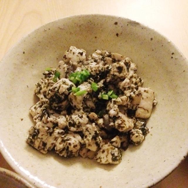 レシピ　豆腐の洋風炒め煮