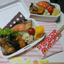 鮭弁当♪女子高生弁当＆使い捨て容器弁当