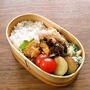 今年最後のお弁当*ポーク団子のナポリタン風