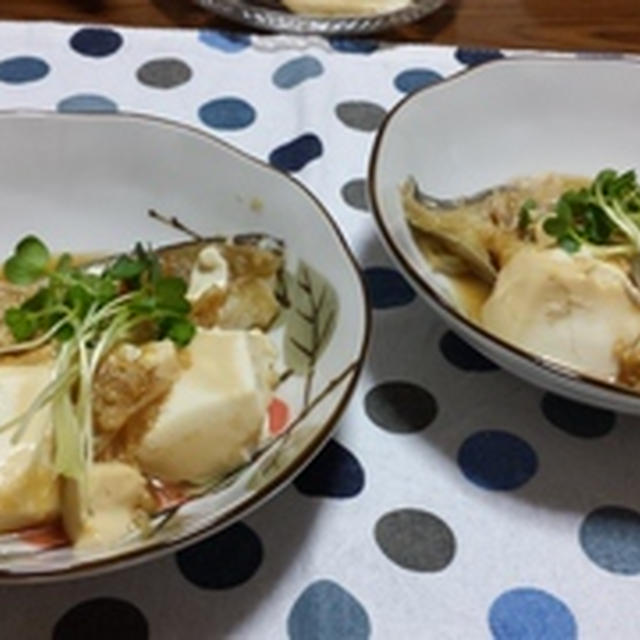 カレイのおろしオイスターソース風味煮とけんちょう