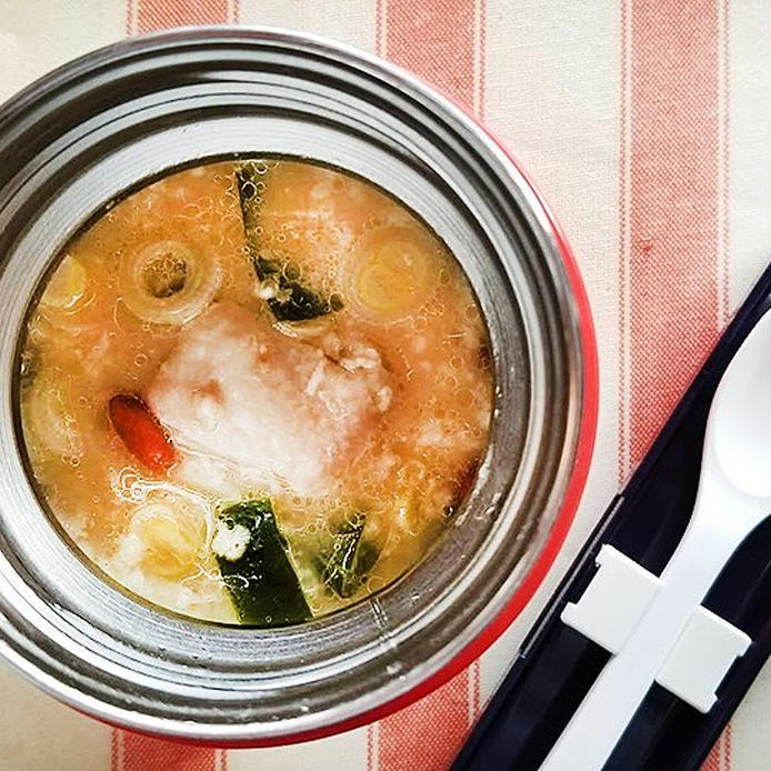 放置するだけ！スープジャーで作るおかゆのお弁当レシピ10選の画像