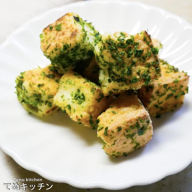 これ超簡単なのにマジで美味しい！作ったら一瞬で無くなります！『カリッもちっのり塩厚揚げ』の作り方