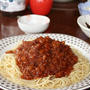 3ババ飯：ミートソース・スパゲッティ