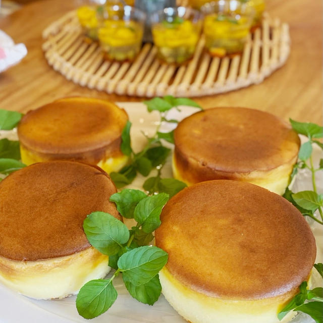 暑い季節のケーキレッスン。チーズケーキ&ゼリーでした。《滋賀大津市ケーキ教室》