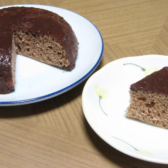 炊飯器deチョコレートケーキ風