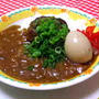 オリジナルハンバーグ３００選　第２１８品目「温玉ねぎのハンバーグカレー」