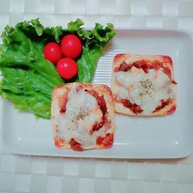 焼き肉のタレ「ジャン」を使った薄揚げのピザ🍕