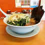 焦がし醤油ラーメンを啜る 〜白髪ネギ・のり5枚・ほうれん草・LINEクーポンほうれん草・山岡家〜