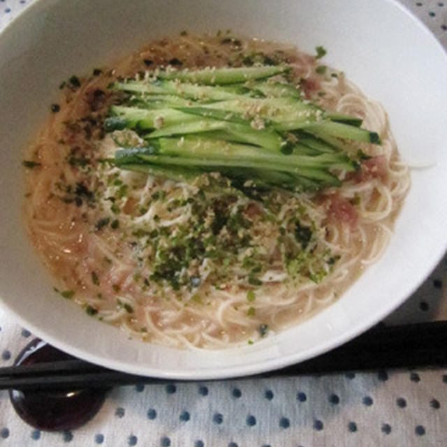 梅ゴマそうめん