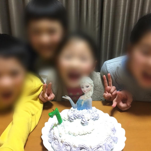 いちごちゃん7才誕生日パーティー【ケーキ編】