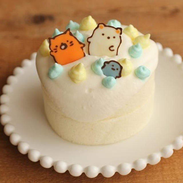 すみっこぐらし？の誕生日ケーキ