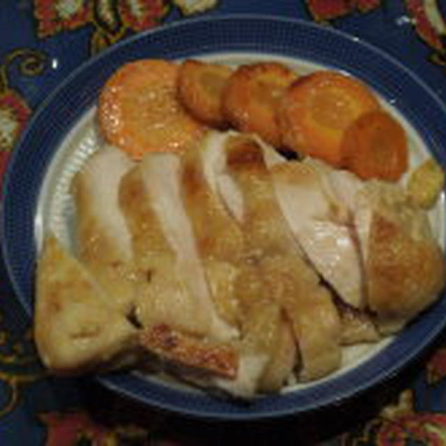 ◇鶏むねとにんじんのみそ漬け焼き