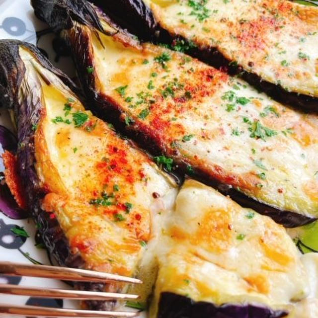 茄子のチーズ焼き(動画レシピ)/Baked Eggplants with cheese.