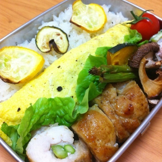 オムレツ弁当