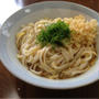 朝ごはん「釜玉うどん」