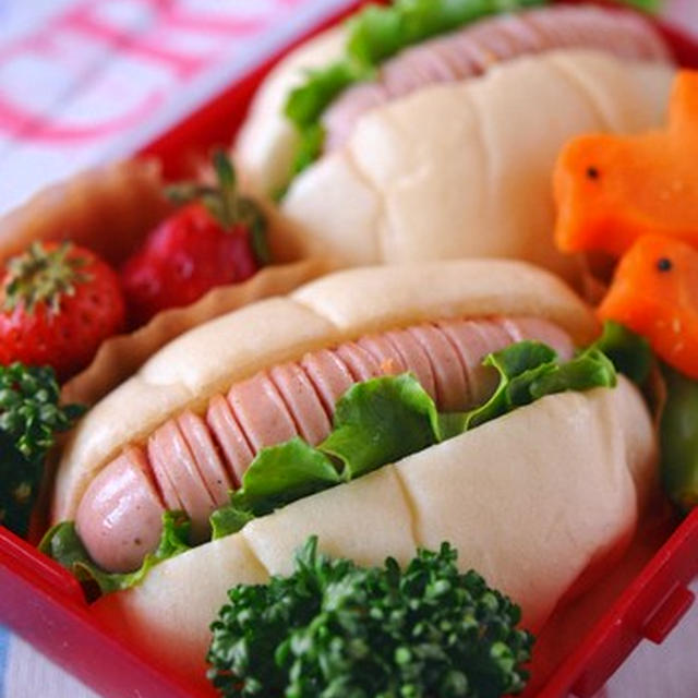 ウインナーパンのお弁当