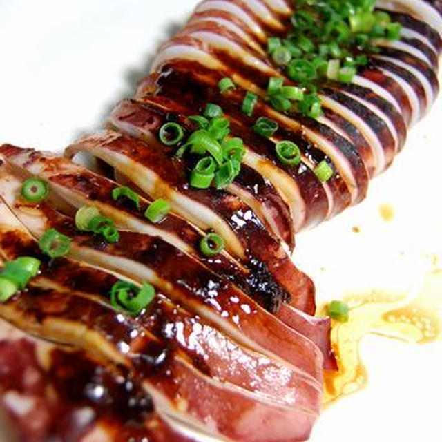 素焼きいかのバター醤油かけ