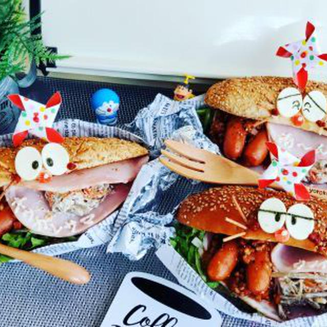 ドラえもんホットドック☆