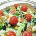 野菜で栄養～鶏肉と緑黄色野菜のチーズ焼き♪ by ei-recipeさん