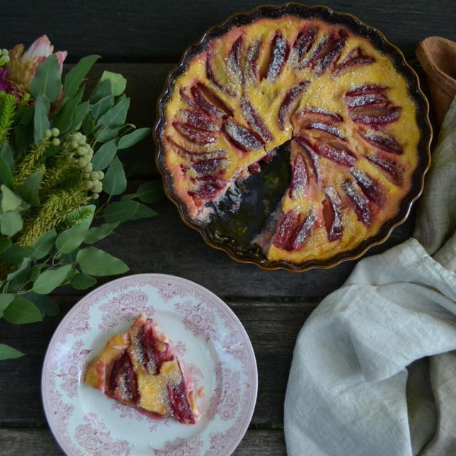 Stone Fruit Clafoutis ストーンフルーツのクラフィティ