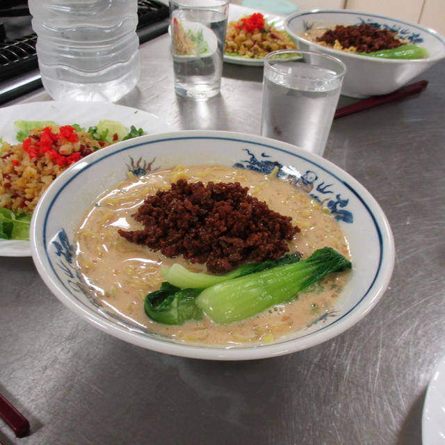 ラーメン講座③　担々麺　＆　炒飯