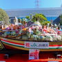 「JAまつり」の巨大野菜宝船！