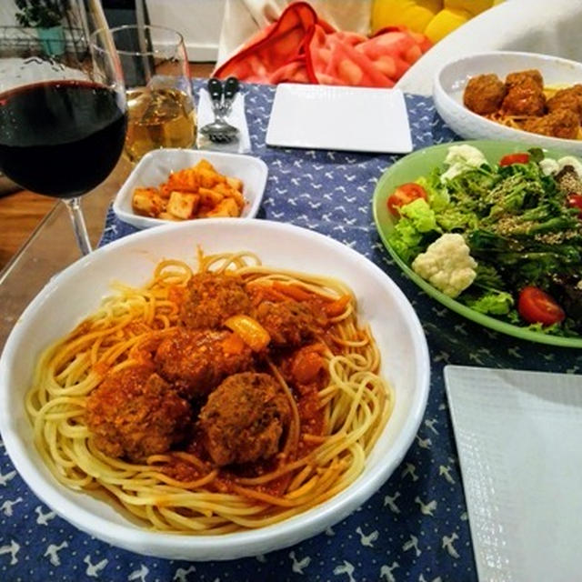 5-アミノレブリン酸を含む食品を食べよう ～ 久々のミートボールスパゲッティ