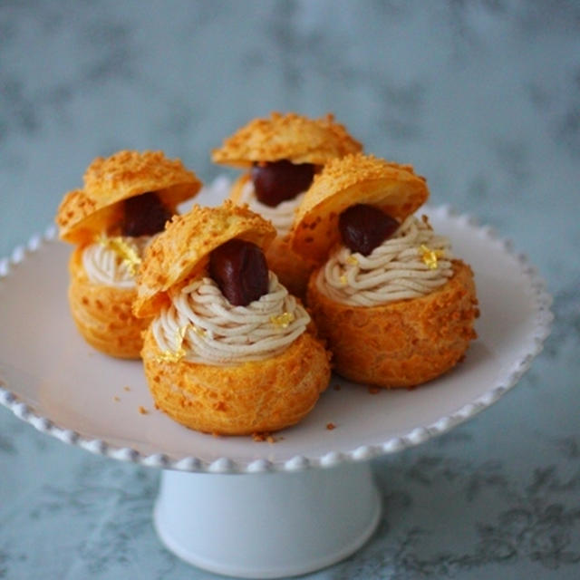 モンブランシュークリーム♪