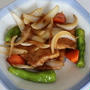豚肉と野菜の黒酢炒め★★★