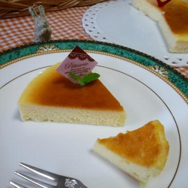 米粉で、チーズケーキ！ただ今試作中です！！