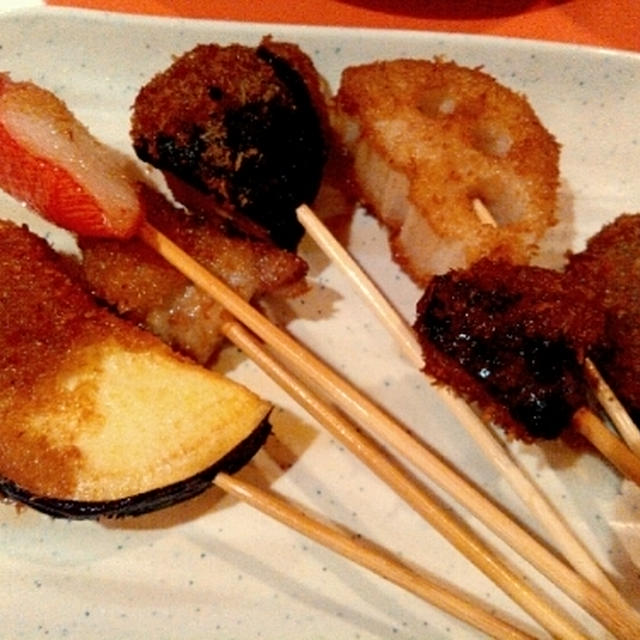 息子と二人で串家物語～セルフ揚げランチ