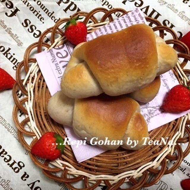 イチゴのロールパン ＆ 新幹線