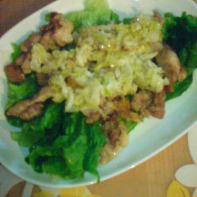 鶏のネギ塩焼き