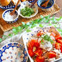 ぽん酢とゴマ油でさっぱり♪豚肉としめじとトマトの豚しゃぶサラダ＆ペットボトル風の水筒⁈