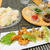 そうめんと鶏天