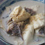 おかず湯豆腐のレシピ＜牛肉入り親子湯豆腐＞