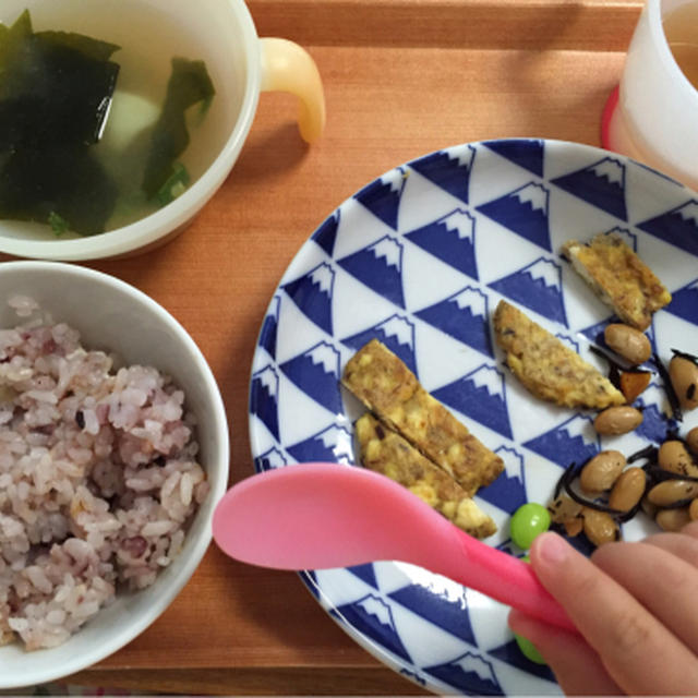 ヒットした、さばーグ&おかかチーズごはん
