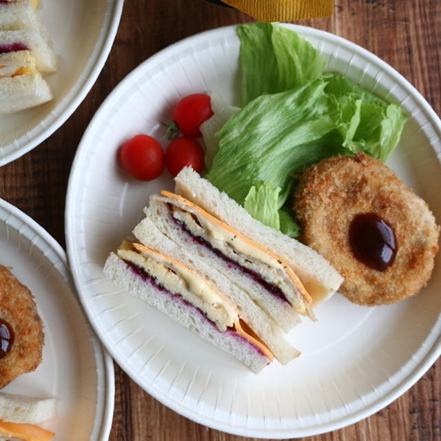 韓国風サンドイッチと昭和のおやつ！食パン耳ラスク