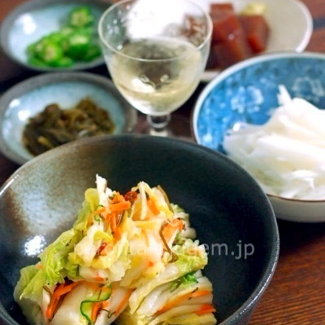 白菜のお漬物、ホッとする味☆野菜を干す理由