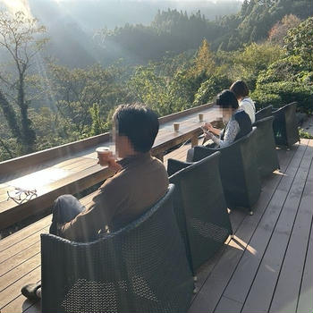 旧姓家族旅行②温泉入って美味しいもの食べて飲んで景色に癒される（と昨日の晩ごはんはハンバーグ）