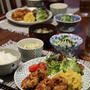 鶏の唐揚げ定食。