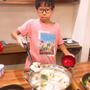 風邪予防に鶏団子パイタン生姜鍋です！！
