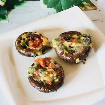 料理教室～お弁当作り～椎茸のチーズ焼き・キャベツの肉巻き