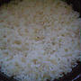 湯立てで白米（９８４）。。。宮城県産登米の米特別栽培米ササニシキ・白米（あいざわ米店）と茨城県産うまかっぺコシヒカリ玄米・新米（あいざわ米店）