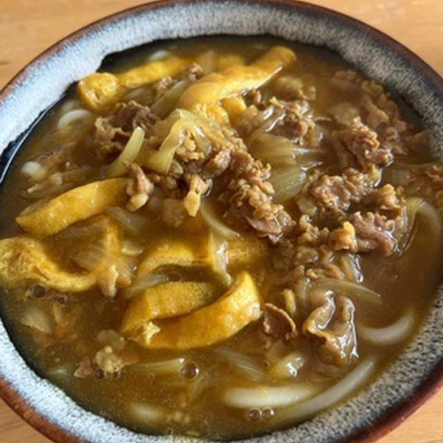 カレーうどんを作って伊丹空港へ