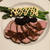 スーヴィードでローストした豚肉のフィレ＆近所の花